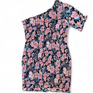 Floral • One-Shoulder • Dress